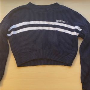 PacSun PS/LA Beverly Hills Cropped Sweater